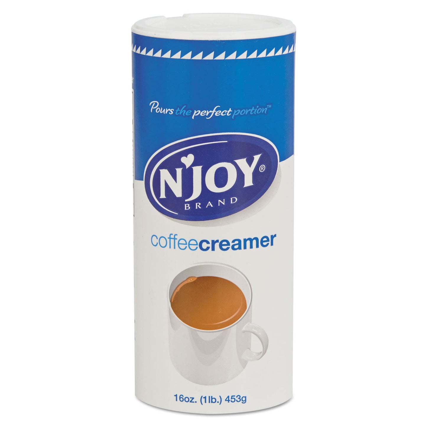 N'Joy Non-Dairy Coffee Creamer, 16 oz Canister, 8/Pack (827783)
