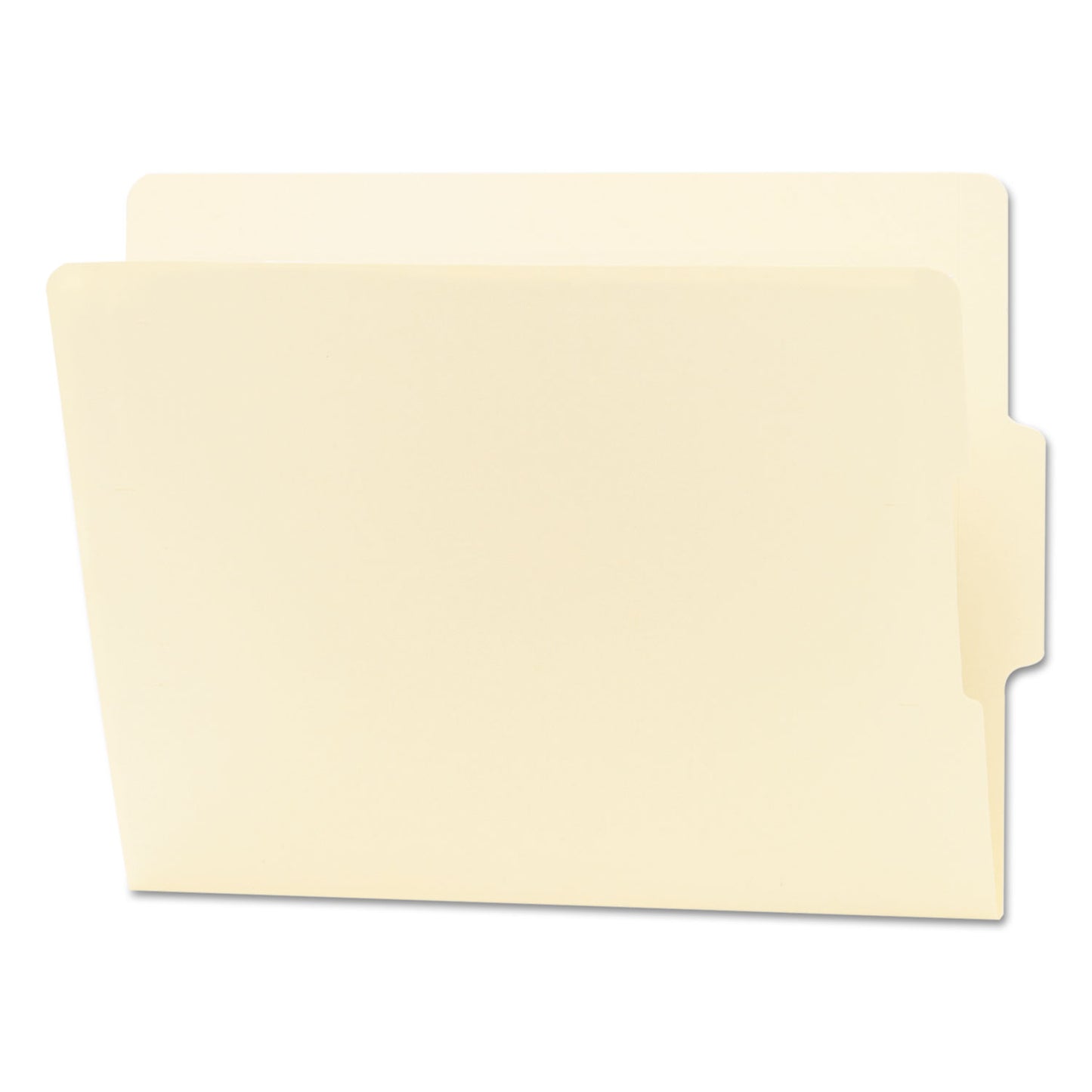 Smead Heavyweight Manila End Tab Folders, 9" High Front, 1/3-Cut Tabs: Center, Letter Size, 0.75" Expansion, Manila, 100/Box (24136)