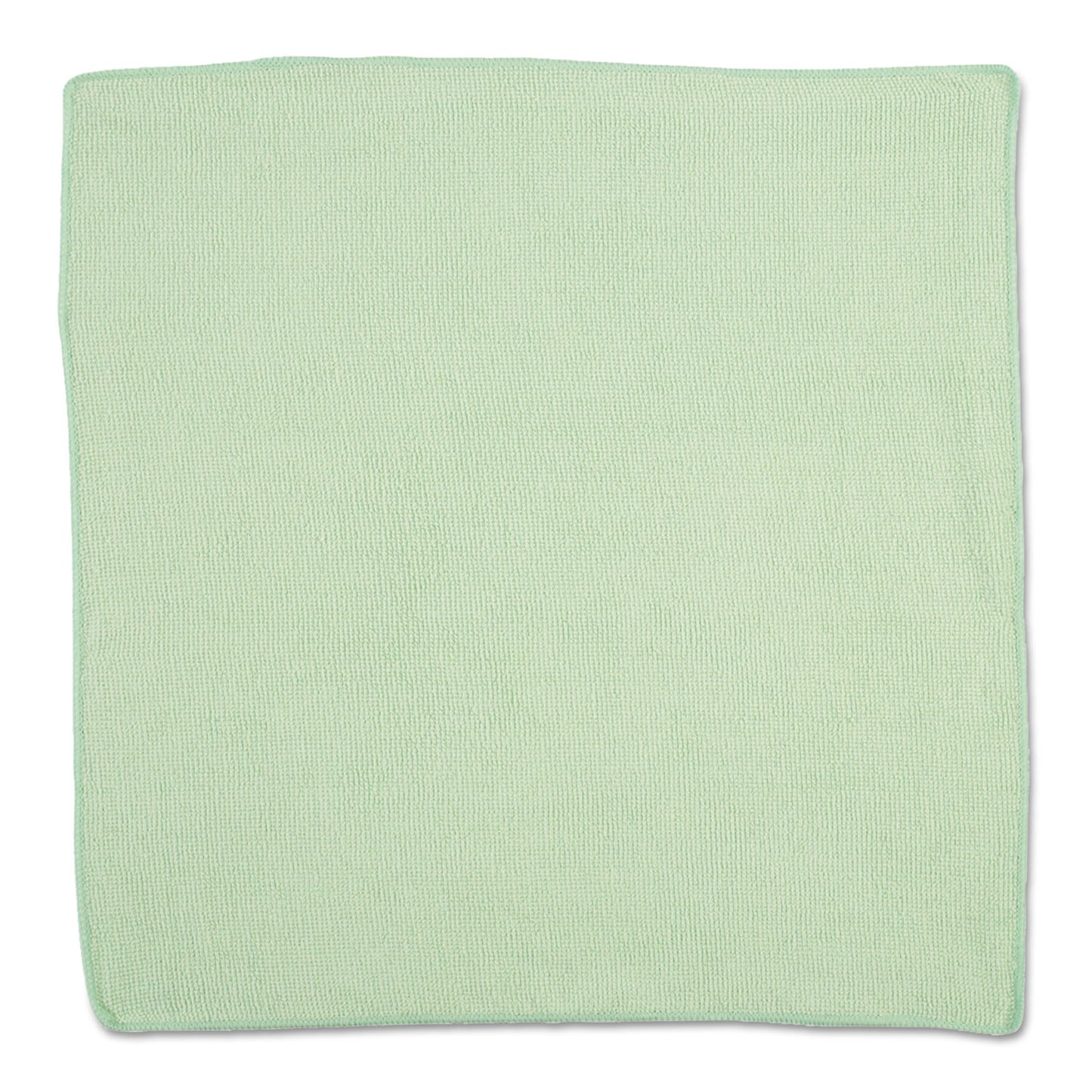 Rubbermaid Commercial Microfiber Cleaning Cloths, 16 x 16, Green, 24/Pack (1820582)