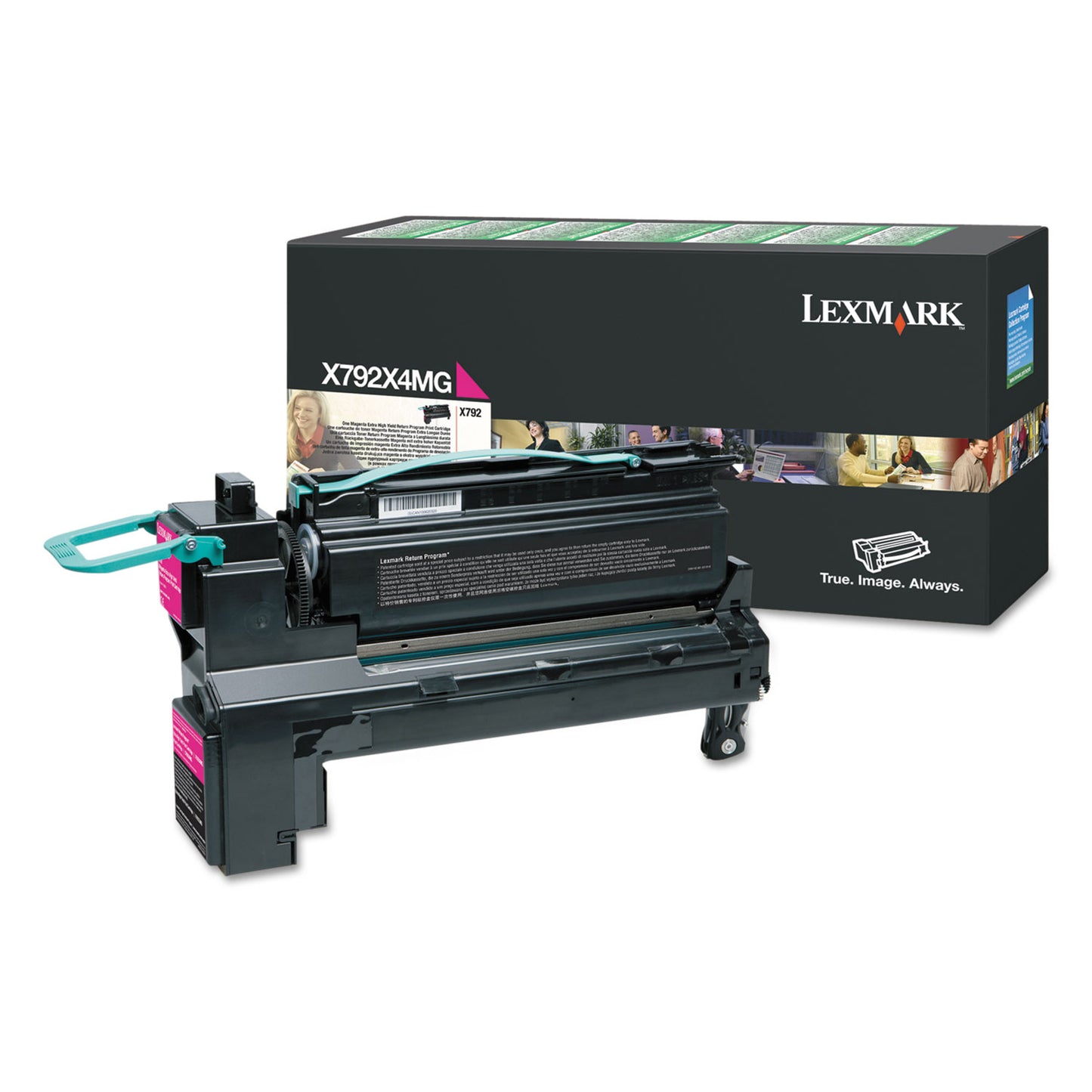 Lexmark X792X4MG Return Program Extra High-Yield Toner, 20,000 Page-Yield, Magenta