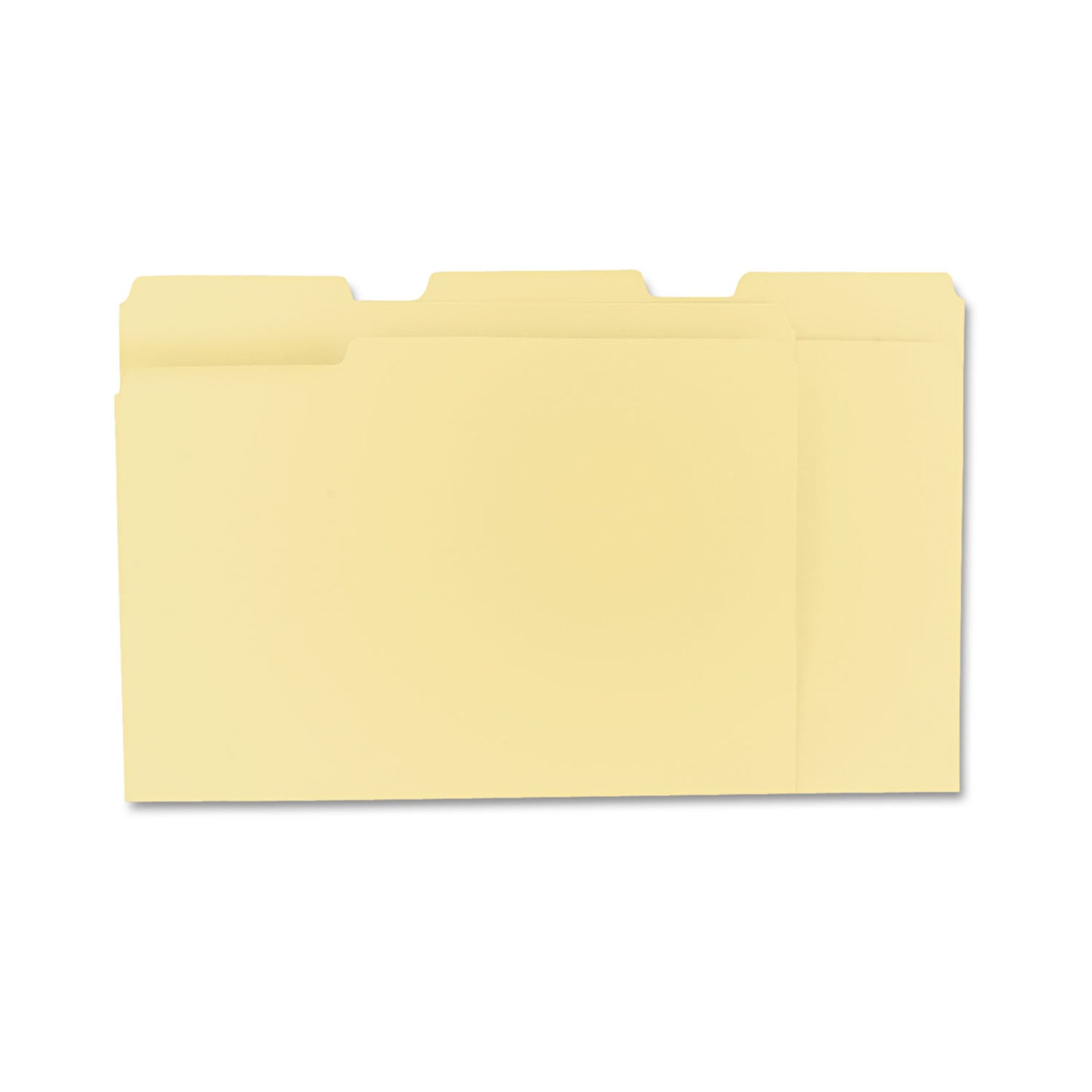 Universal Top Tab File Folders, 1/3-Cut Tabs: Assorted, Letter Size, 0.75" Expansion, Manila, 100/Box (12113)