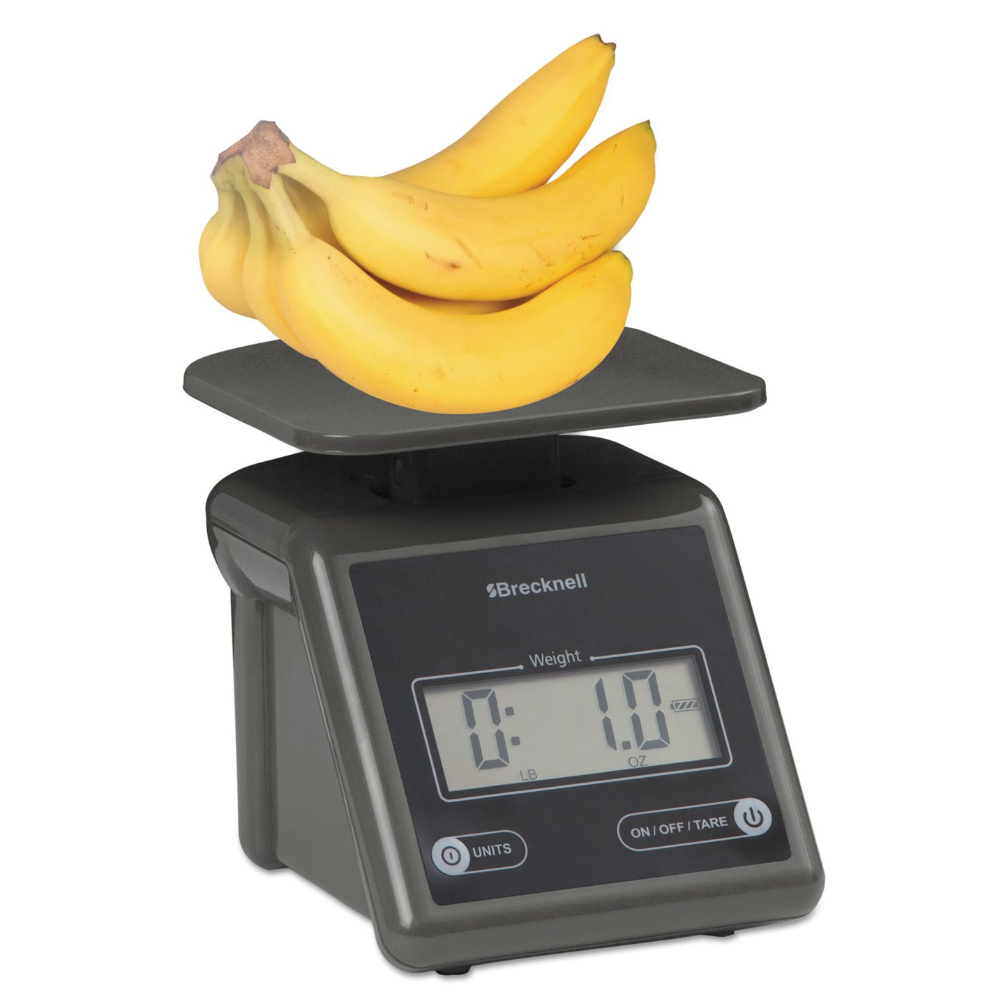 Brecknell Electronic Postal Scale, 7 lb Capacity, 5.5 x 5.2 Platform, Gray (PS7)