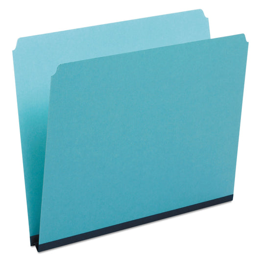 Pendaflex Pressboard Expanding File Folders, Straight Tabs, Letter Size, 1" Expansion, Blue, 25/Box (9200)