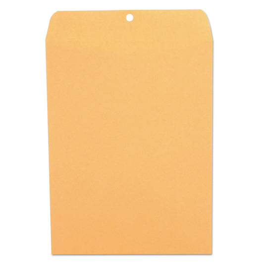 Universal Kraft Clasp Envelope, #90, Square Flap, Clasp/Gummed Closure, 9 x 12, Brown Kraft, 100/Box (35264)