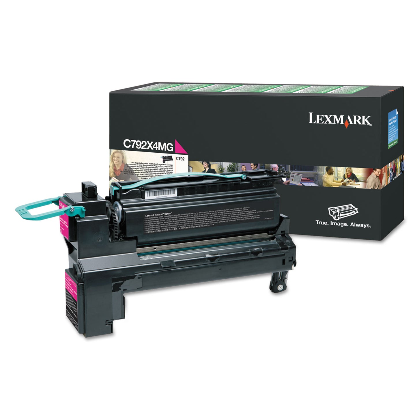 Lexmark C792X4MG Return Program Extra High-Yield Toner, 17,000 Page-Yield, Magenta