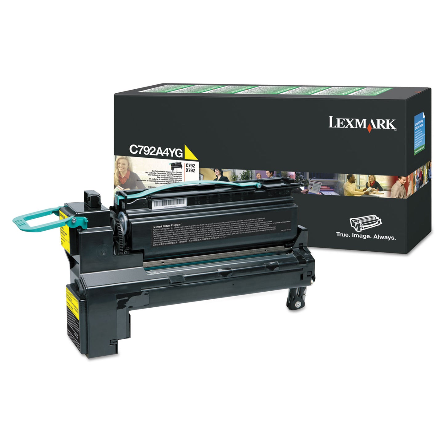 Lexmark C792A4YG Return Program Toner, 6,000 Page-Yield, Yellow
