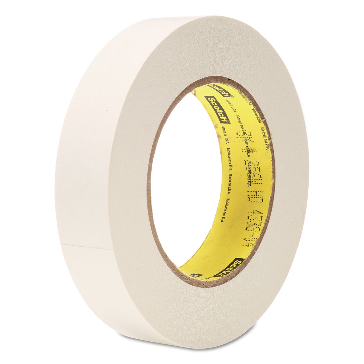 Scotch Printable Flatback Paper Tape, 3" Core, 1" x 60 yds, White (2561)