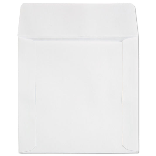 Quality Park CD/DVD Sleeves, 1 Disc Capacity, White, 250/Box (62905)