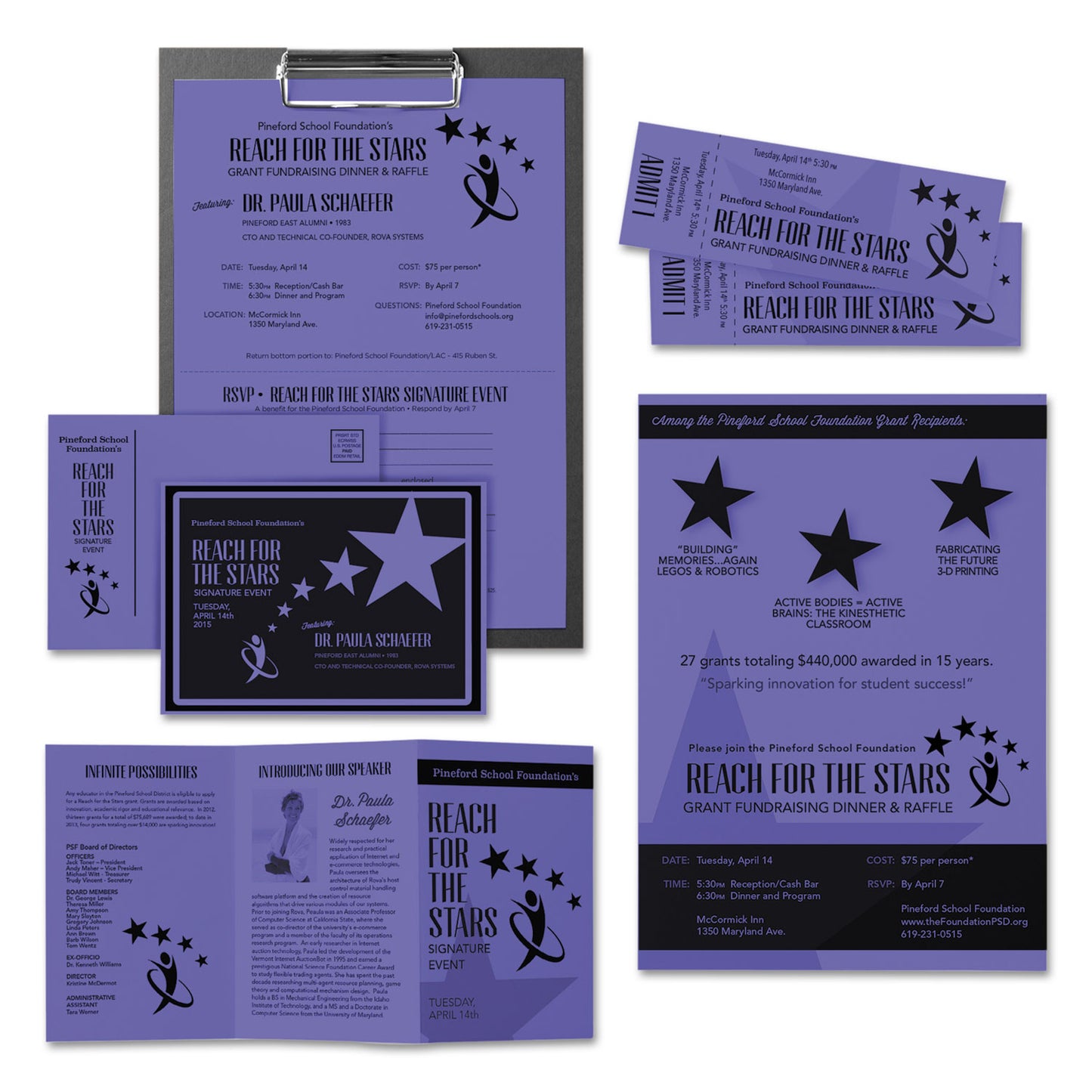 Astrobrights Color Cardstock, 65 lb Cover Weight, 8.5 x 11, Venus Violet, 250/Pack (22091)