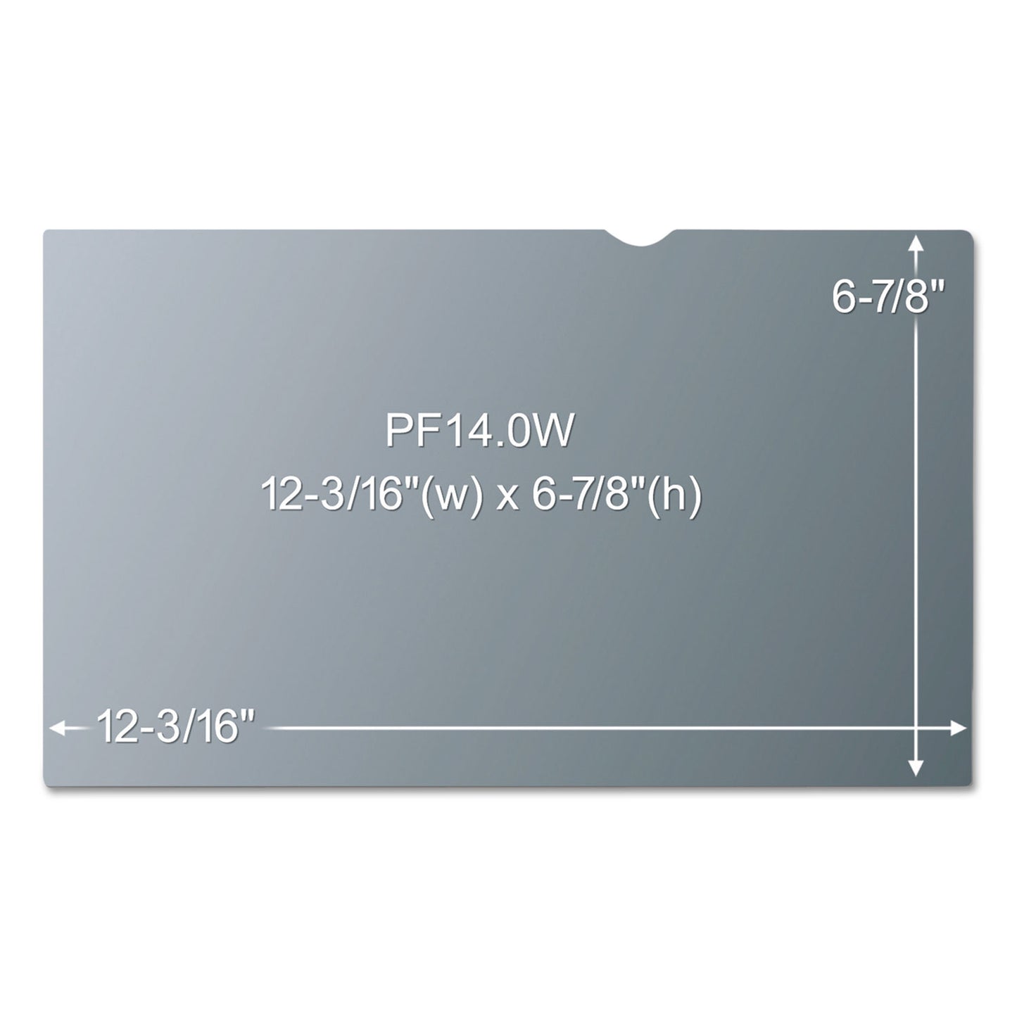 3M Antiglare Frameless Filter for 14" Widescreen Laptop, 16:9 Aspect Ratio (AG140W9)
