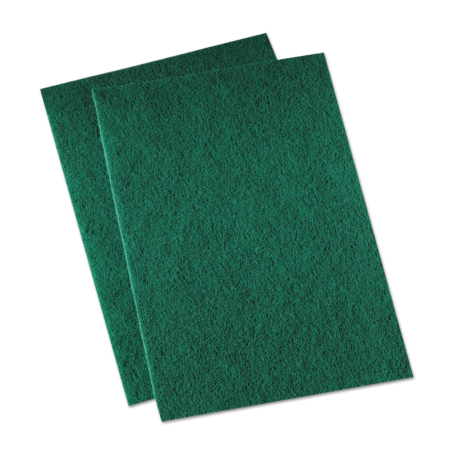 Boardwalk Medium Duty Scour Pad, 6 x 9, Green, 20/Carton (196)