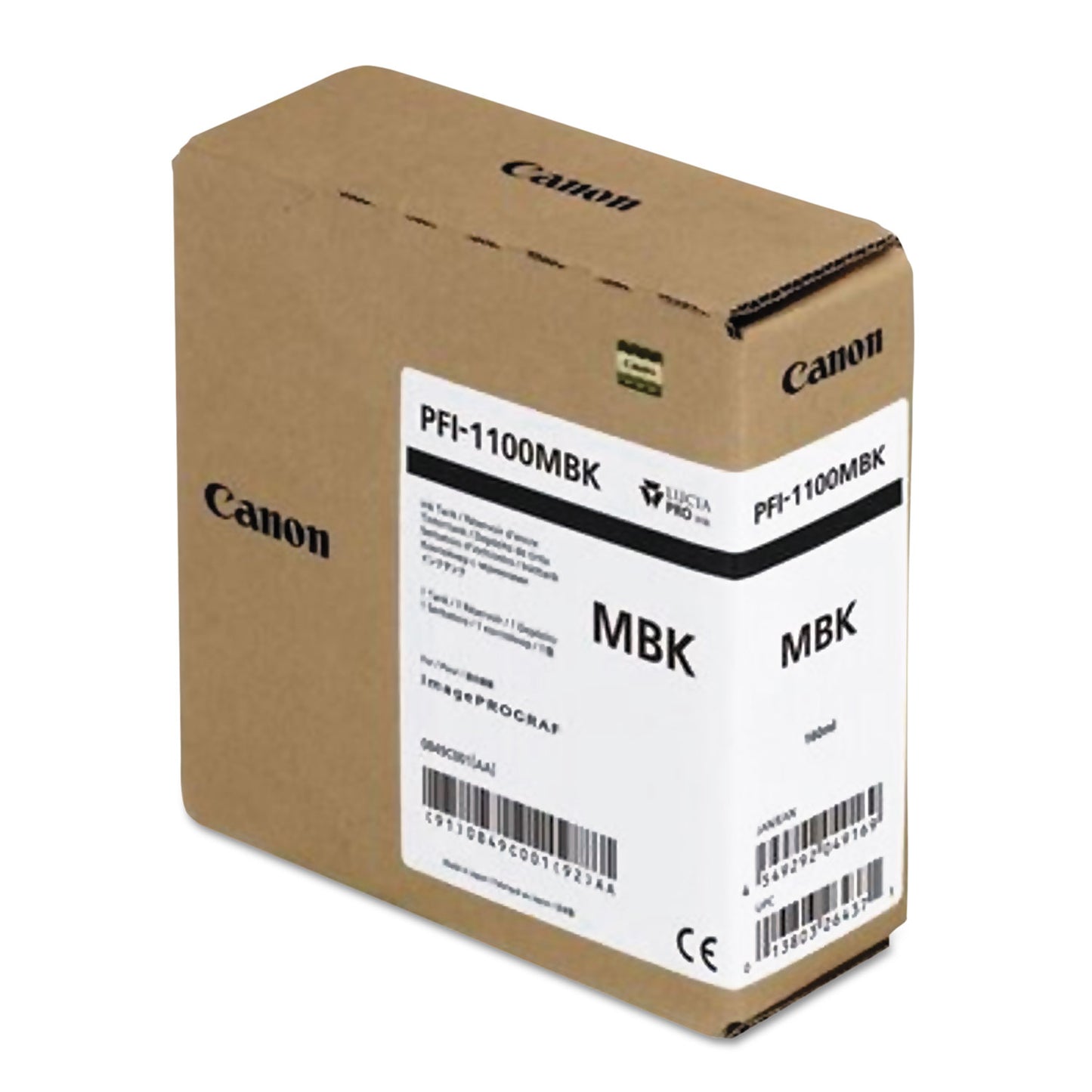 Canon 0849C001AA (PFI-1100) Ink, Matte Black