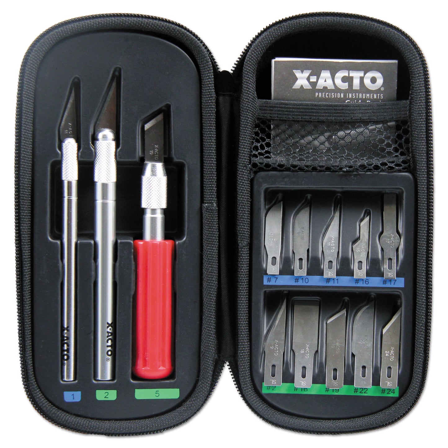 X-ACTO Knife Set, 3 Knives, 10 Blades, Carrying Case (X5285)