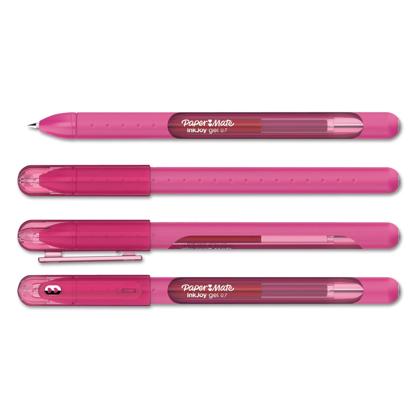 Paper Mate InkJoy Gel Pen, Stick, Medium 0.7 mm, Assorted Ink and Barrel Colors, 14/Pack (2023009)
