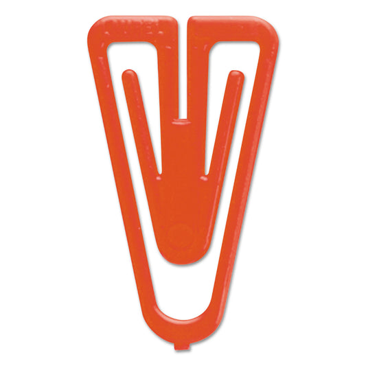 Baumgartens Plastiklips Paper Clips, Medium, Smooth, Assorted Colors, 500/Box (LP0300)