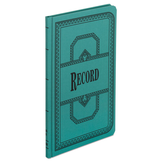 Pease Account Record Book, Record-Style Rule, Blue Cover, 11.75 x 7.25 Sheets, 150 Sheets/Book (66150R)