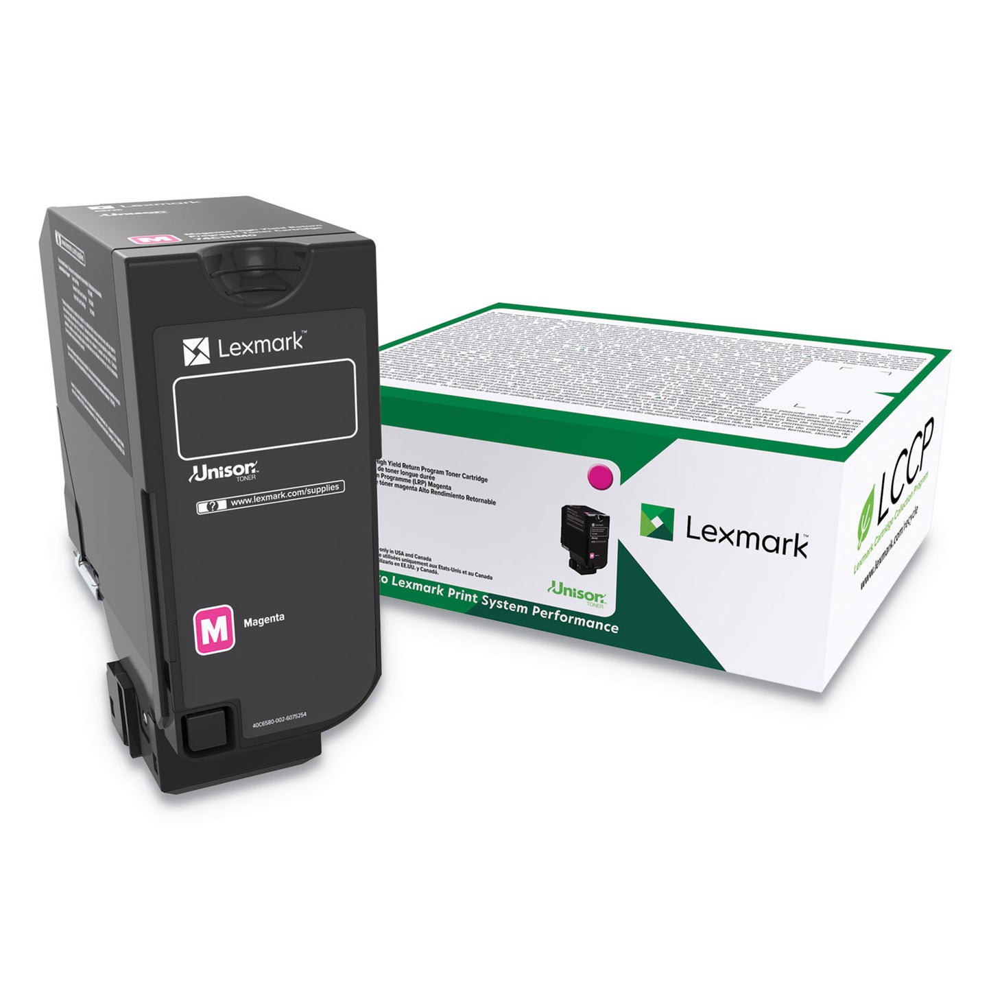 Lexmark 84C0HMG Unison High-Yield Toner, 16,000 Page-Yield, Magenta