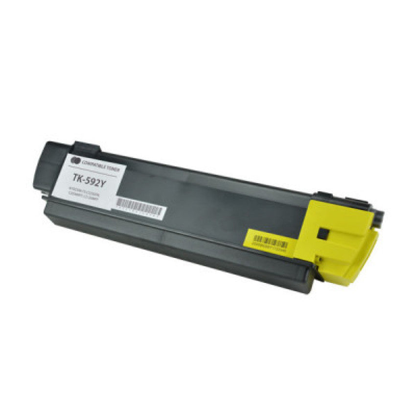 Elite TK592Y Toner, 7,000 Page-Yield, Yellow