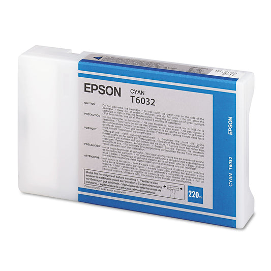 Epson T603200 (60) UltraChrome K3 Ink, Cyan