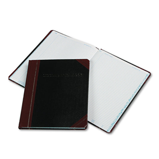 Pease Laboratory Notebook, Data/Lab-Record Format, Black/Red Cover, (150) 10.38 x 8.13 Sheets (L21150R)