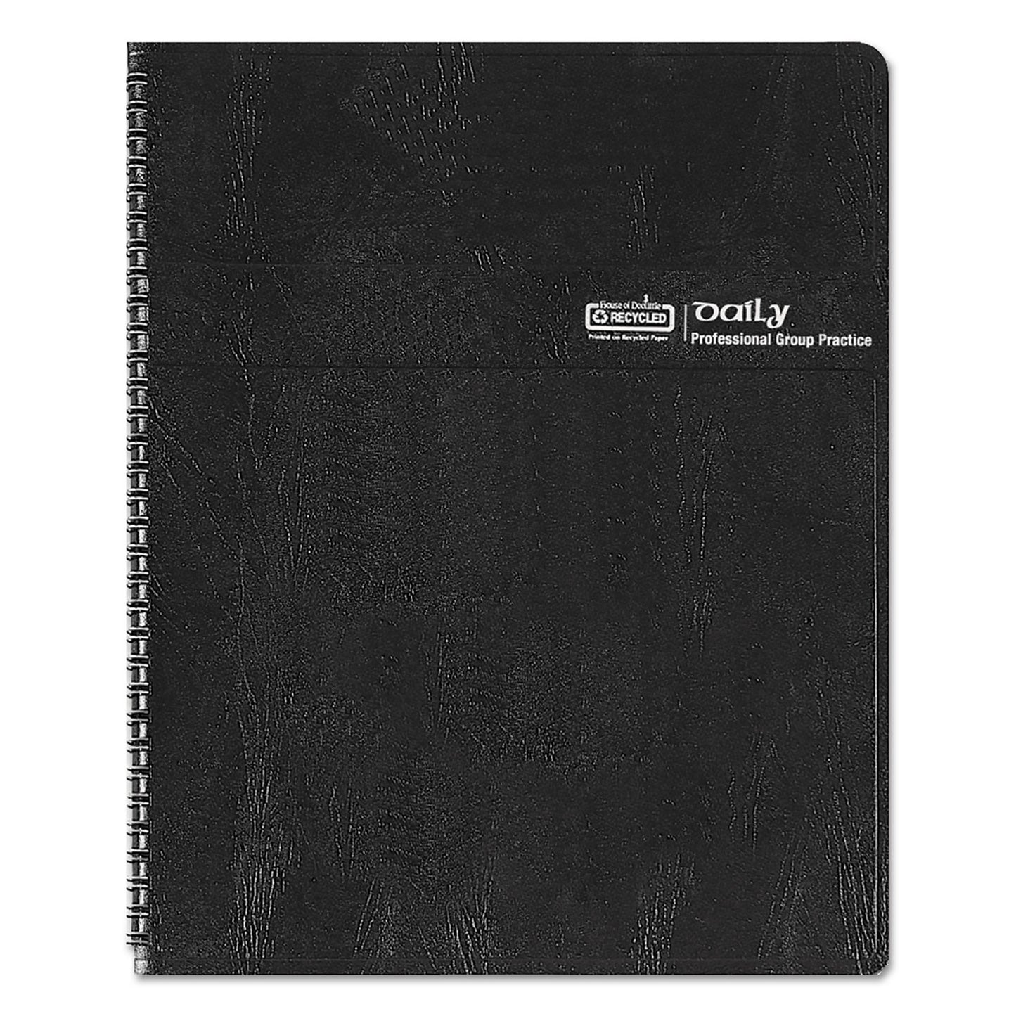 House of Doolittle Executive Series Four-Person Group Practice Daily Appointment Book, 11 x 8.5, Black Hard Cover, 12-Month (Jan to Dec): 2025 (28292)