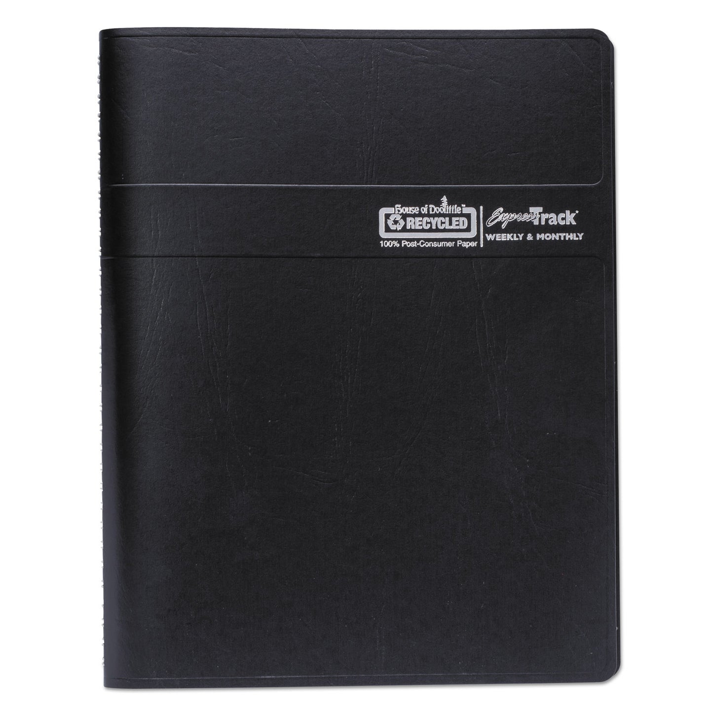 House of Doolittle Express Track Recycled Weekly Appointment Book/Monthly Planner, 11 x 8.5, Black Cover, 13-Month: Jan 2025 to Jan 2026 (29602)