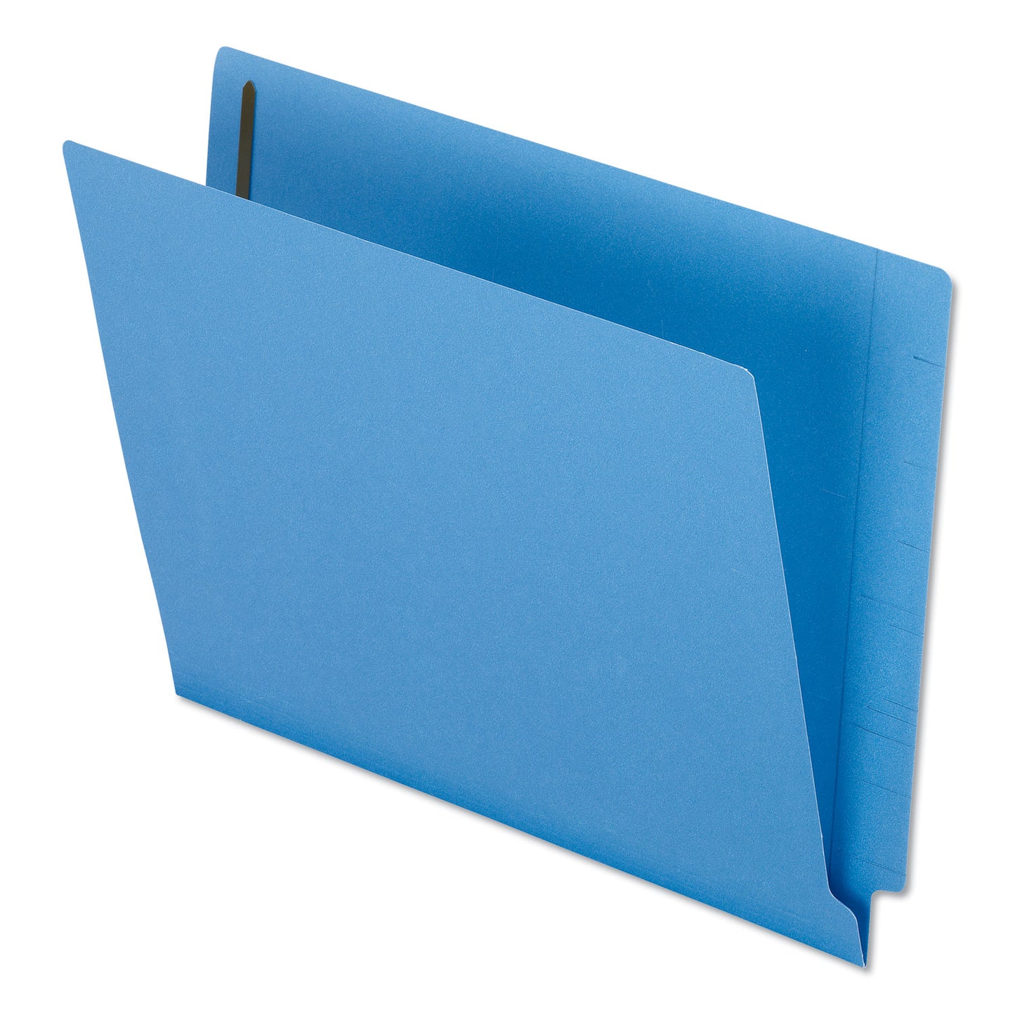 Pendaflex Colored Reinforced End Tab Fastener Folders, 0.75" Expansion, 2 Fasteners, Letter Size, Blue Exterior, 50/Box (H10U13BL)