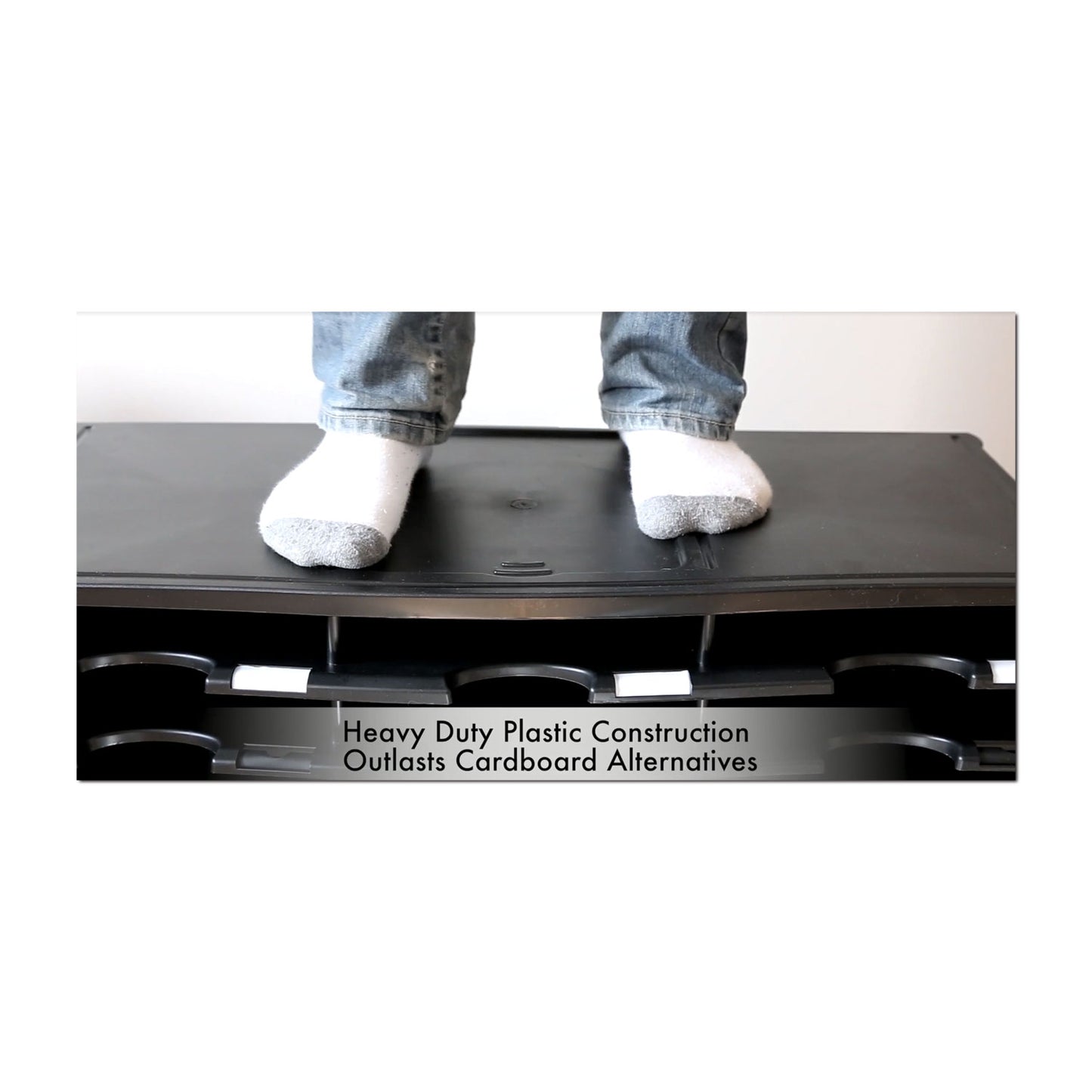 Storex Literature Organizer, 12 Compartments, 10.63 x 13.3 x 31.4, Gray (61601U01C)