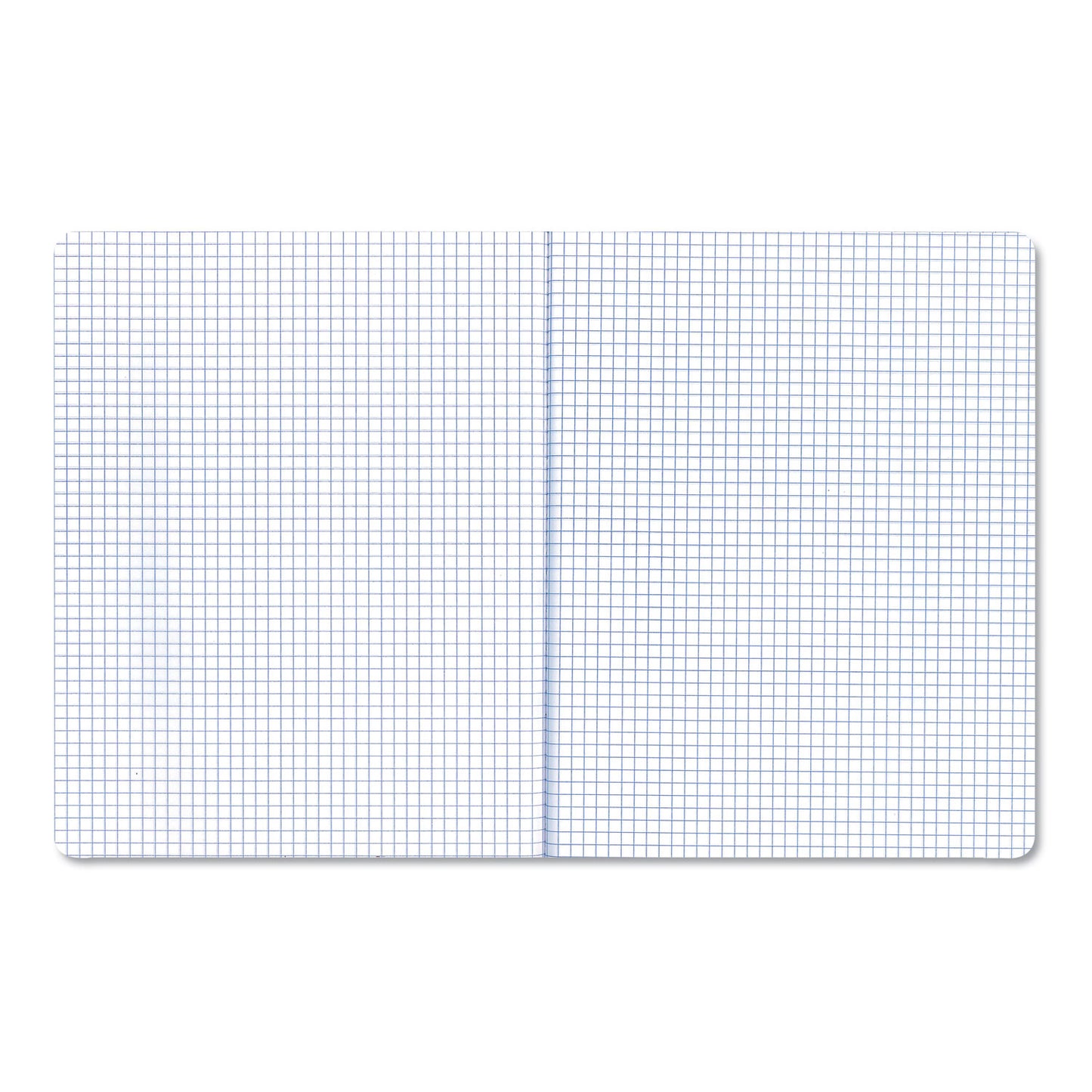 Universal Quad Rule Composition Book, Quadrille Rule (4 sq/in), Black Marble Cover, (100) 9.75 x 7.5 Sheets, 6/Pack (20957)