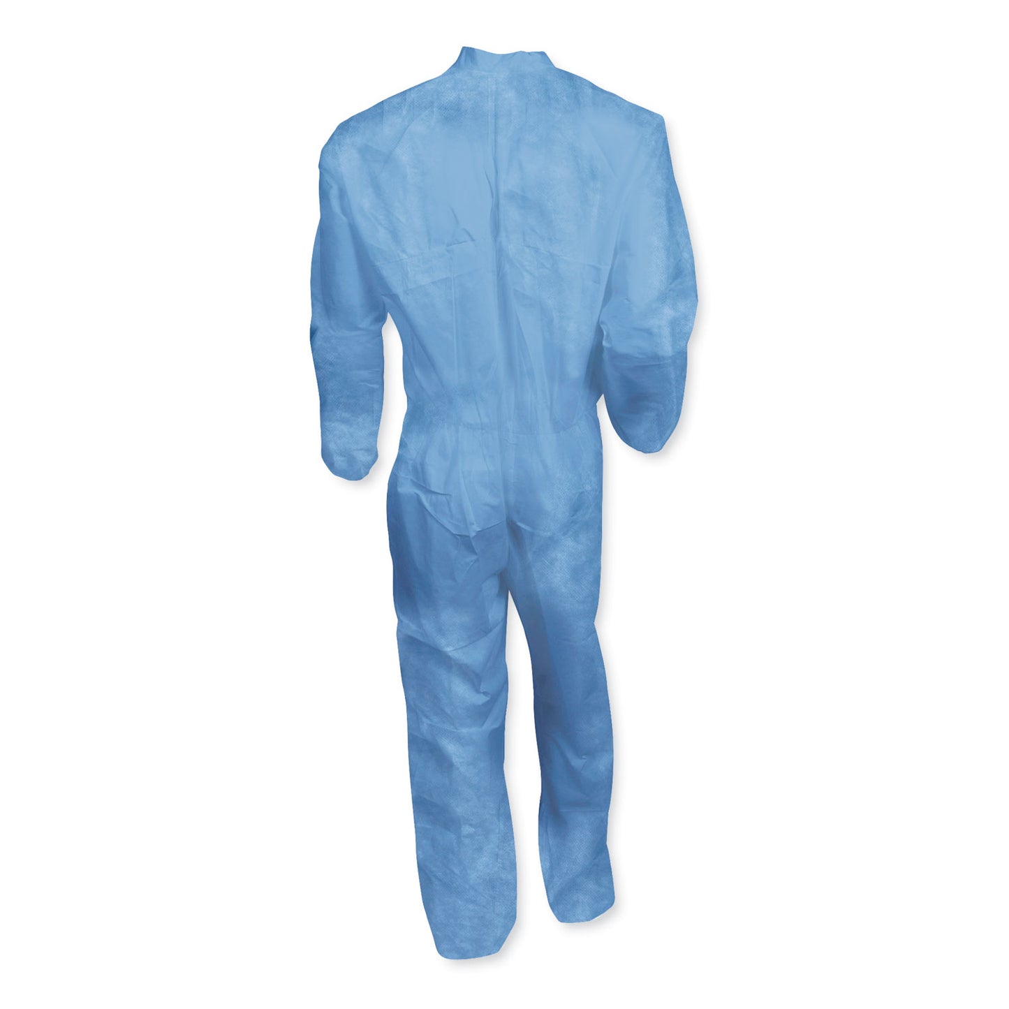 KleenGuard A60 Elastic-Cuff, Ankle and Back Coveralls, 2X-Large, Blue, 24/Carton (45005)