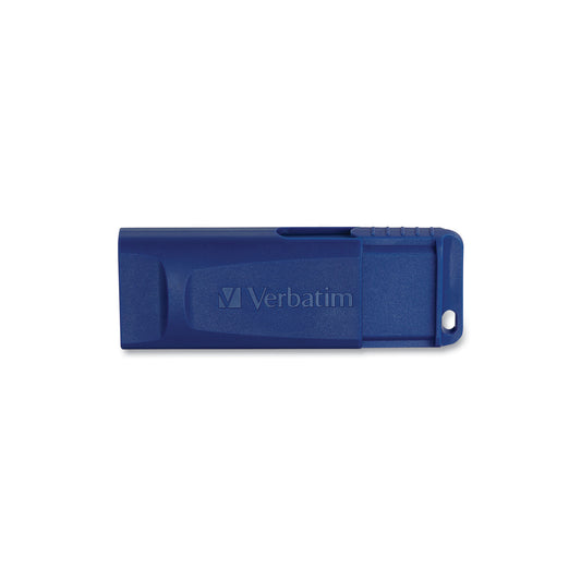 Verbatim Classic USB 2.0 Flash Drive, 16 GB, Blue (97275)