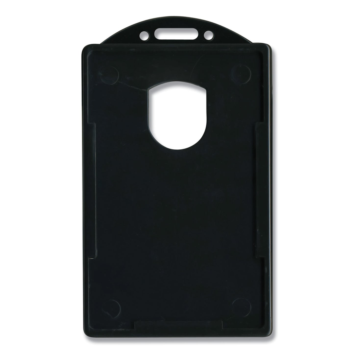 Advantus ID Card Holders, Vertical, Black 2.38" x 3.68" Holder, 2.13" x 3.38" Insert, 25/Pack (75657)
