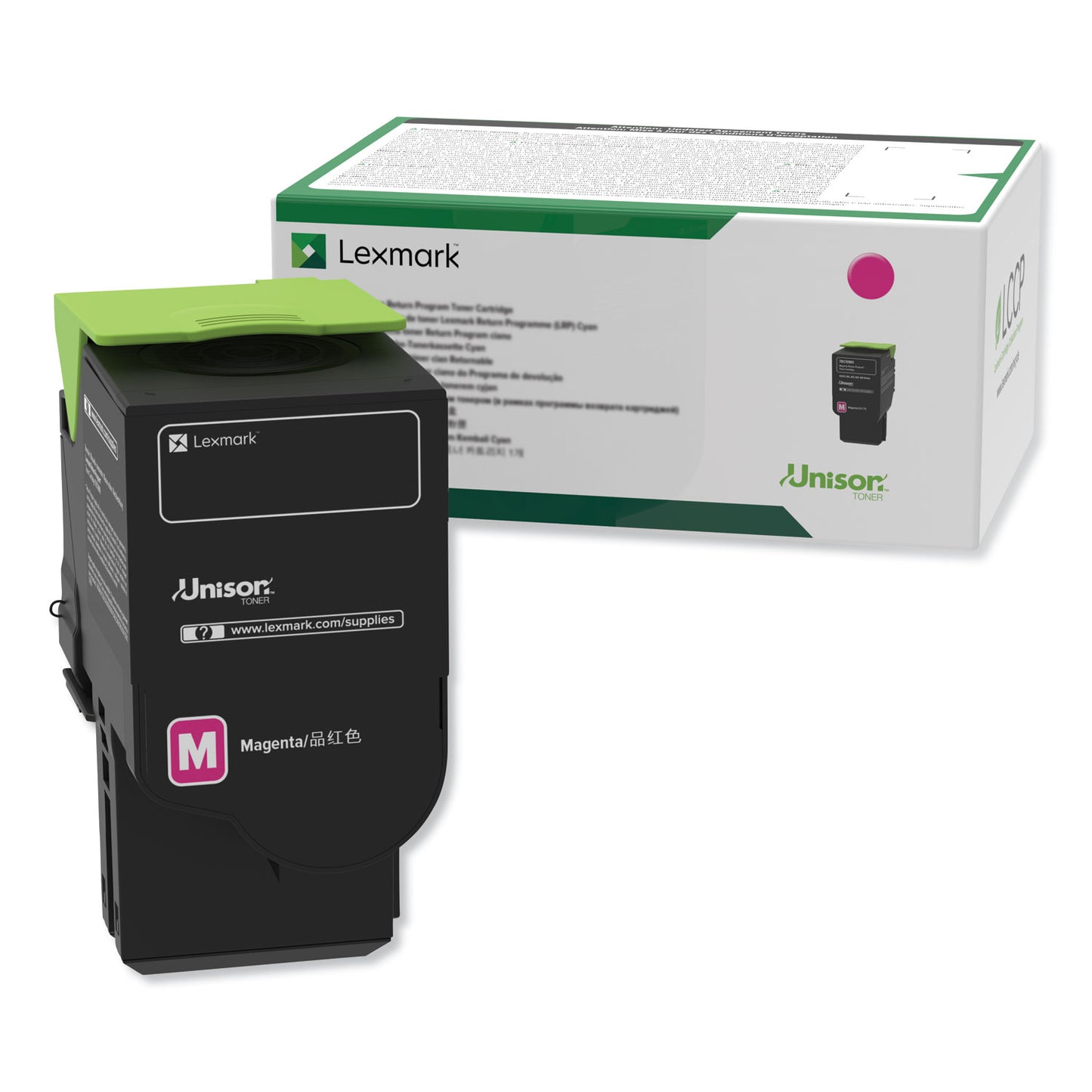 Lexmark 78C1XM0 Return Program Extra High-Yield Toner, 5,000 Page-Yield, Magenta