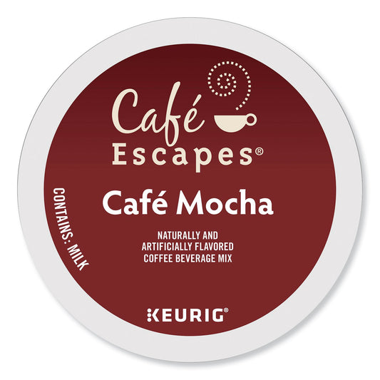 Keurig Cafe Escapes Mocha K-Cups, 24/Box (6803)