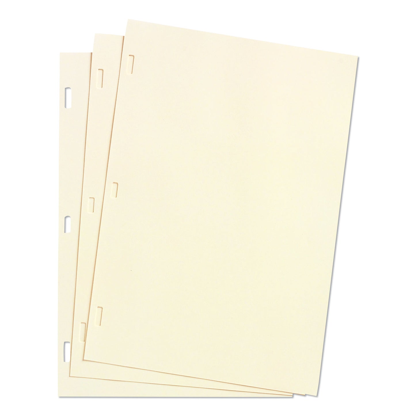 Wilson Jones Looseleaf Minute Book Ledger Sheets, 11 x 8.5, Ivory, Loose Sheet, 100/Box (90110)