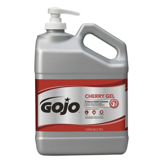 GOJO Cherry Gel Pumice Hand Cleaner, Cherry Scent, 1 gal (235802EA)
