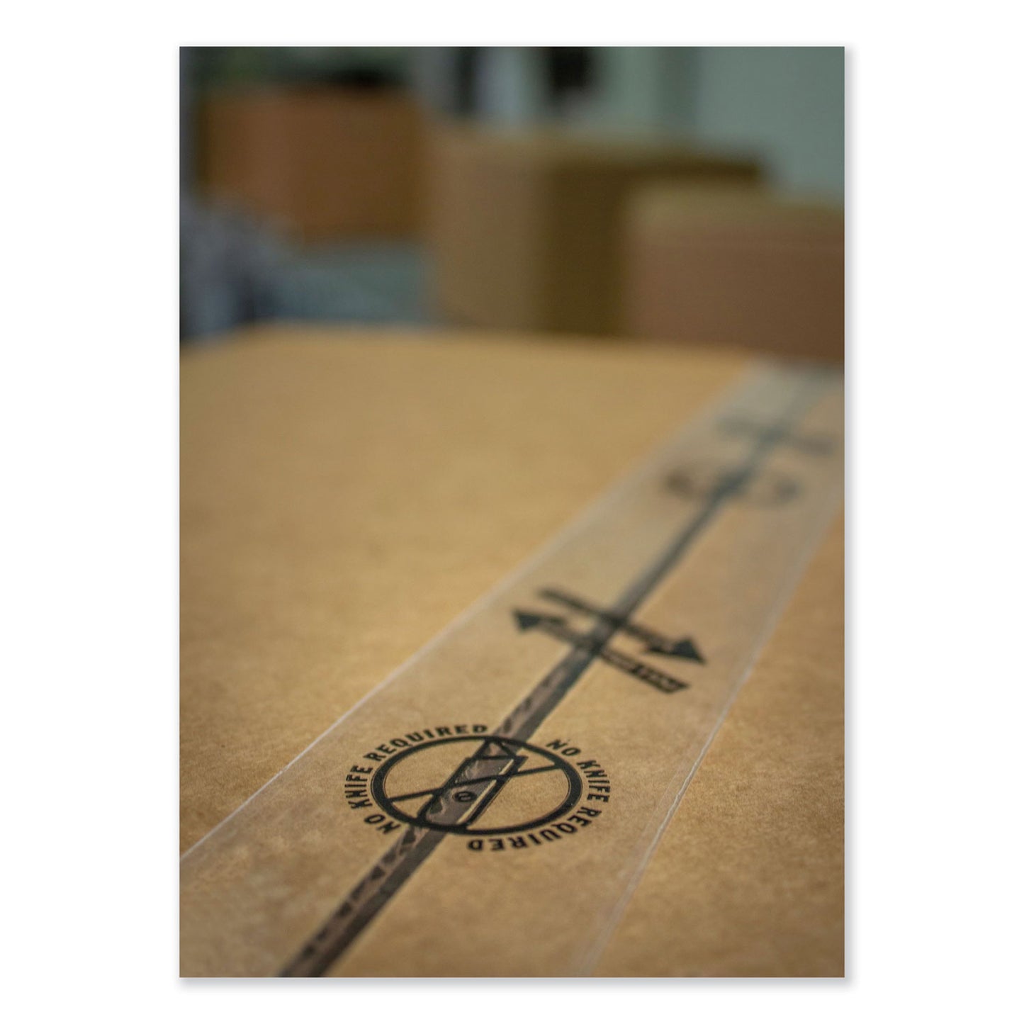 Duck Folded Edge Tape, 3" Core, 2.08" x 110 yds, Clear (242762)