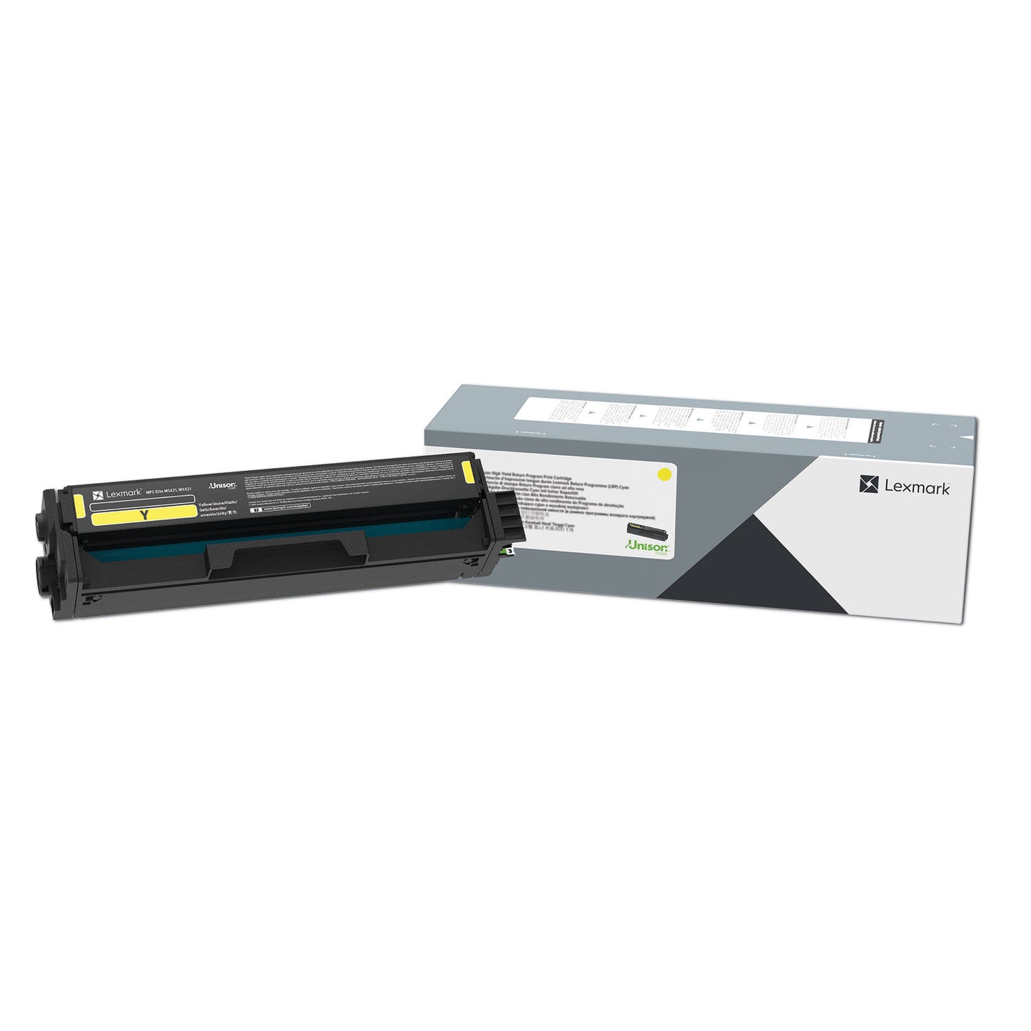 Lexmark 20N10Y0 Return Program Toner, 1,500 Page-Yield, Yellow