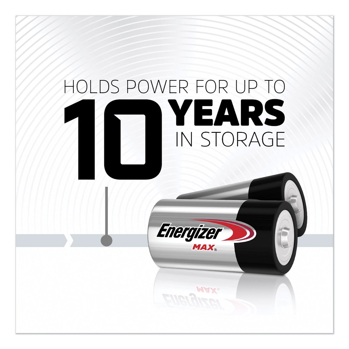 Energizer MAX Alkaline C Batteries, 1.5 V, 8/Pack (E93FP8)