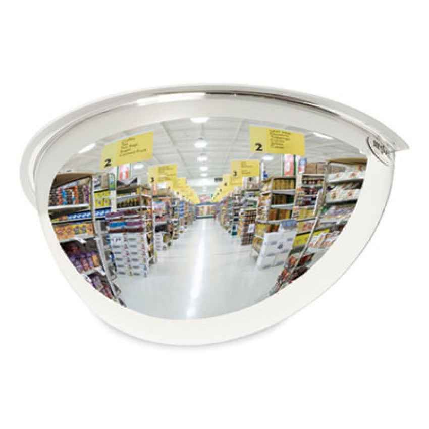 See All Half-Dome Convex Security Mirror, Half-Dome, 18" Diameter (PV18180)