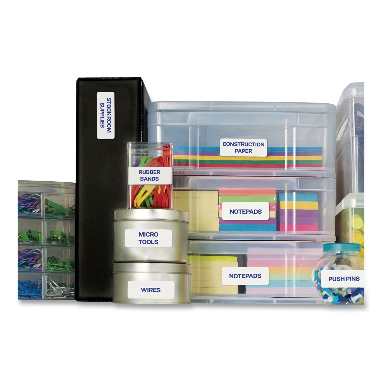 Avery Easy Peel White Address Labels w/ Sure Feed Technology, Laser Printers, 1 x 2.63, White, 30/Sheet, 500 Sheets/Box (95915)