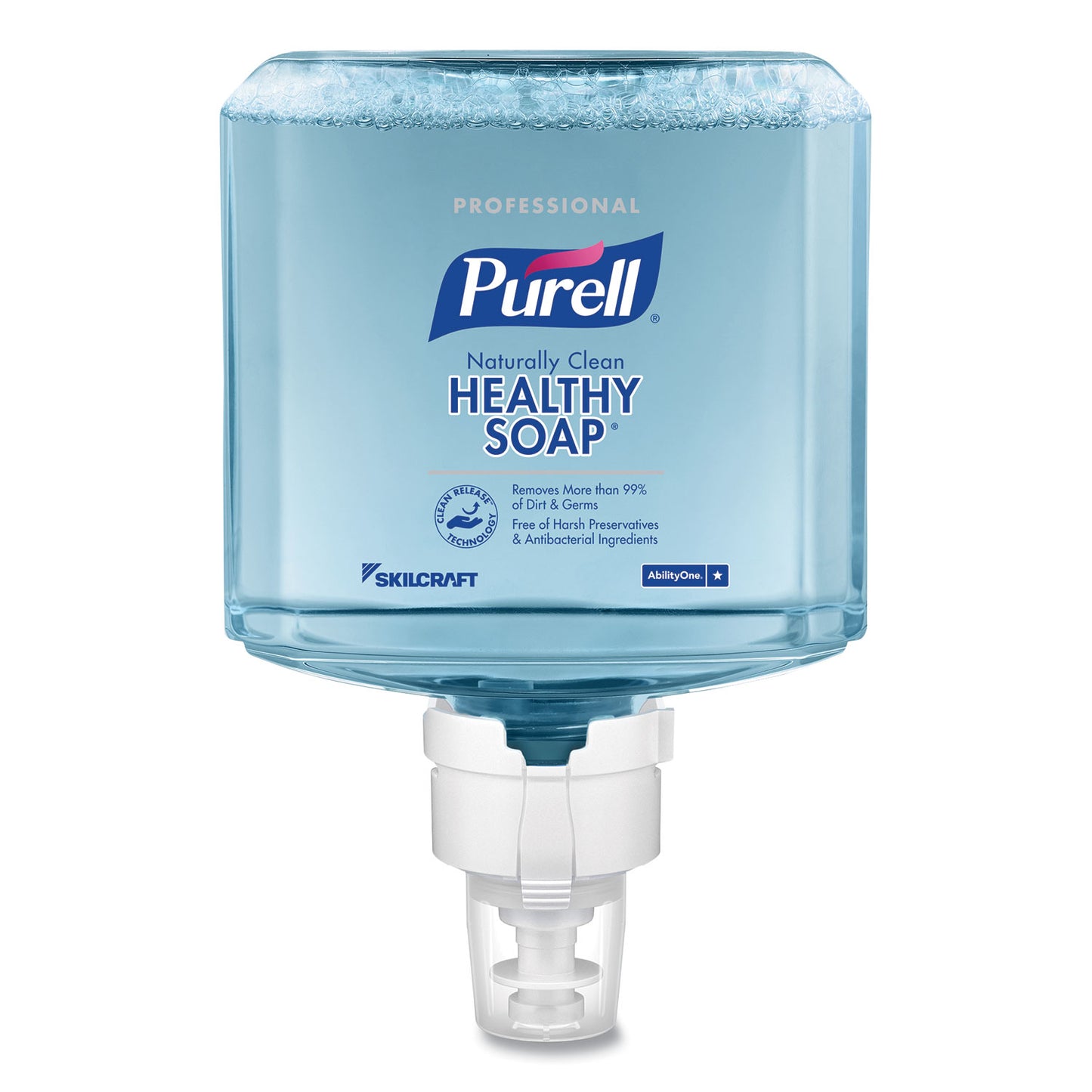 AbilityOne 8520016843253, SKILCRAFT PURELL Professional CRT HEALTHY SOAP Naturally Clean Foam Refill, Light Scent, 1,200 mL, 2/Box