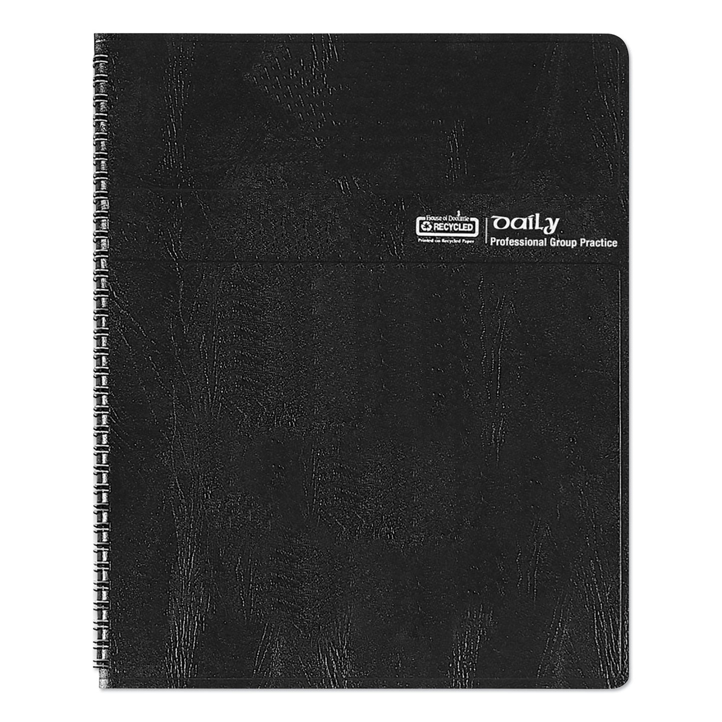 House of Doolittle Four-Person Group Practice Daily Appointment Book, 11 x 8.5, Black Cover, 12-Month (Jan to Dec): 2025 (28202)