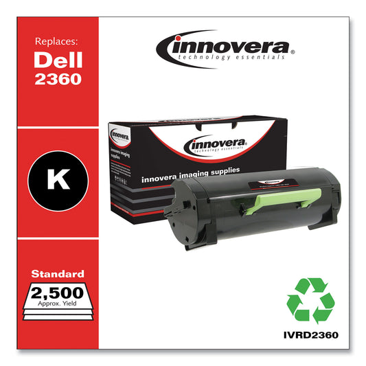 Innovera Remanufactured Black Toner, Replacement for 331-9803, 2,500 Page-Yield (D2360)