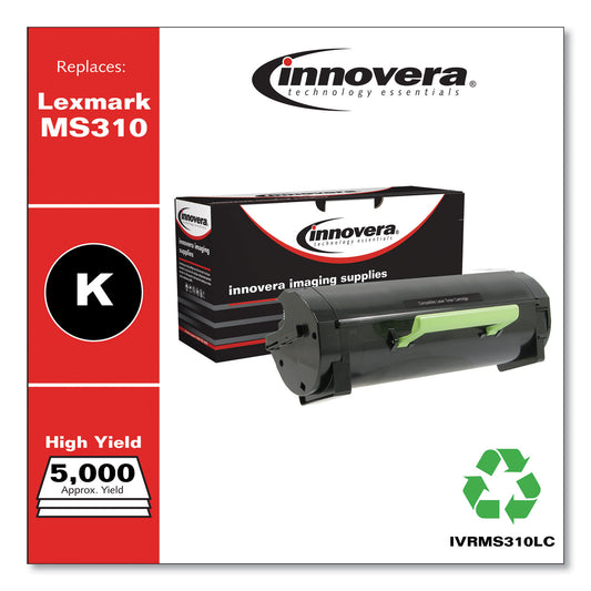 Innovera Remanufactured Black High-Yield Toner, Replacement for MS310, 5,000 Page-Yield (MS310LC)