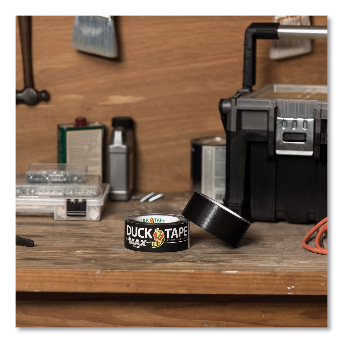 Duck MAX Duct Tape, 3" Core, 1.88" x 35 yds, Black (240867)
