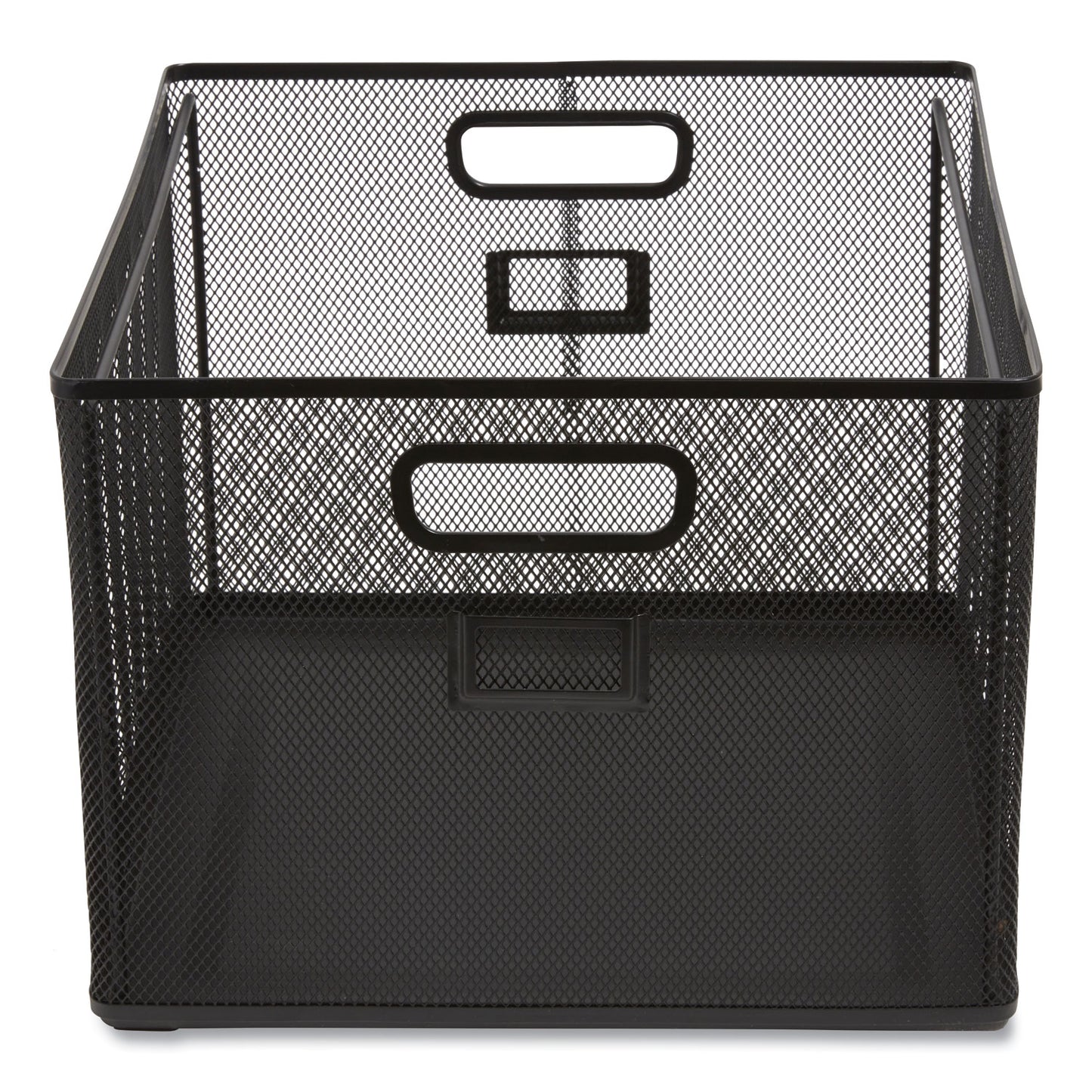 TRU RED Wire Mesh File Organizer, Letter Size, 13.98" Long, Black (24402487)