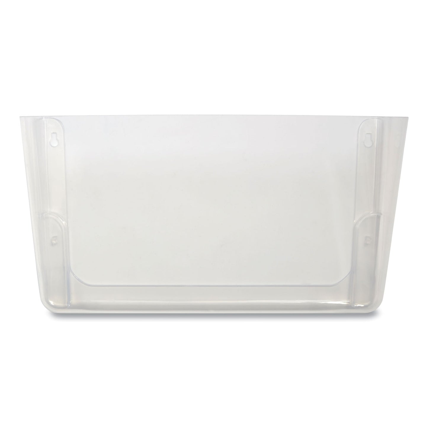 TRU RED Unbreakable Plastic Wall File, Letter Size, 13" x 3.69" x 7.16", Clear (24380809)