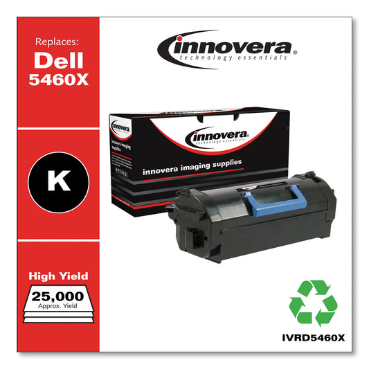 Innovera Remanufactured Black High-Yield Toner, Replacement for 331-9755, 25,000 Page-Yield (D5460X)