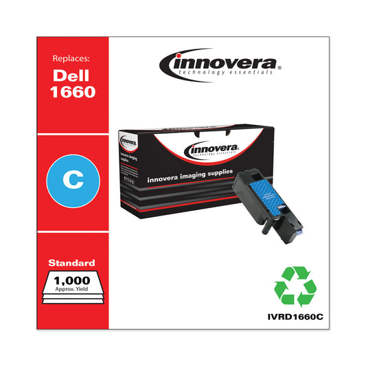 Innovera Remanufactured Cyan Toner, Replacement for 332-0400, 1,000 Page-Yield (D1660C)